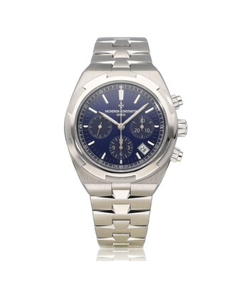 Vacheron Constantin Overseas Chronograph 43 - 2024 box + papers | STOCK | steel blue