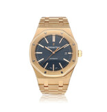 Audemars Piguet Royal Oak  41 - 2016 box + papers | rose gold blue
