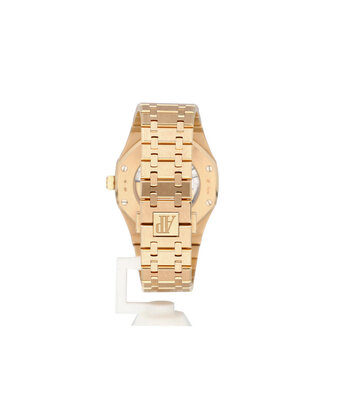 Audemars Piguet Royal Oak  41 - 2016 box + papers | rose gold blue