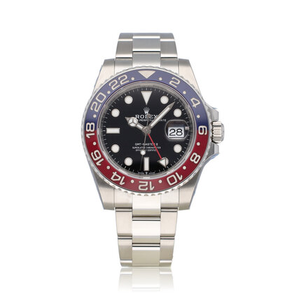 GMT-Master II 40 - 2025 box + papers | steel Pepsi blue - red ceramic Oyster