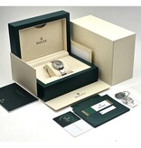 Rolex Lady-Datejust 28 NEW ROLEX SERVICE - 2018 B+P | steel - rose gold olive green diamond Oyst