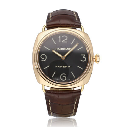Radiomir 3 Days Oro Rosa 47 - 2010 box + papers | rose gold black limited edition