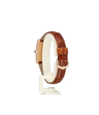 Cartier Tank Americaine 32 rose gold silver 2013 box + papers | NEW CARTIER STRAP