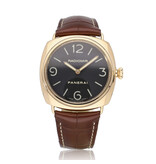 Panerai Radiomir  44 - 2009 B+P NEW PANERAI STRAP | yellow gold brown
