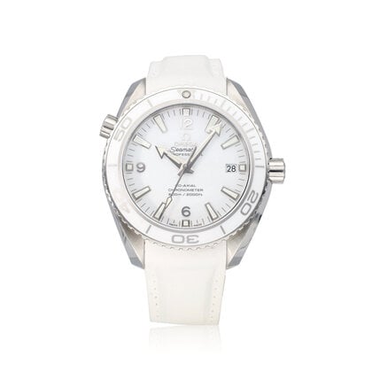 Seamaster Planet Ocean 600M Co-Axial Chronometer 44 - 2013 B+P | steel white bezel - white