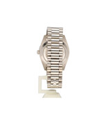 Rolex Day-Date 40 NEW ROLEX SERVICE - 2018 B+P | white gold President green / olive / money