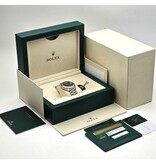 Rolex Day-Date 40 NEW ROLEX SERVICE - 2018 B+P | white gold President green / olive / money