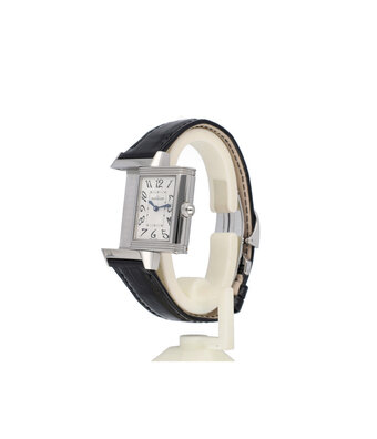 Jaeger-LeCoultre Reverso Duetto 23 NEW JLC STRAP - steel black duo face diamond | ref. 256.8.75