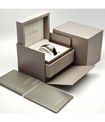 Jaeger-LeCoultre Reverso Duetto 23 NEW JLC STRAP - steel black duo face diamond | ref. 256.8.75