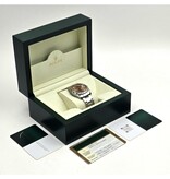 Rolex Date 34 34 NEW ROLEX SERVICE - 2012 B+P | steel pink - salmon diamond Oyster