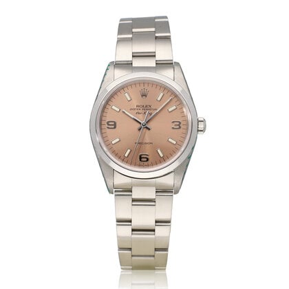 Air-king 40 - 1995 box + papers | steel pink - salmon domed Oyster