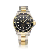 Rolex Submariner Date 40 NEW ROLEX SERVICE - 1997 box + papers | steel - yellow gold black Oyste