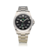 Rolex Air-king 40 - 2022 box + papers | steel black domed Oyster