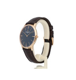 Vacheron Constantin Patrimony  40 - 2023 B+P | STOCK | rose gold blue alligator leather