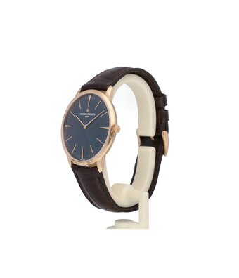 Vacheron Constantin Patrimony  40 - 2023 B+P | STOCK | rose gold blue alligator leather