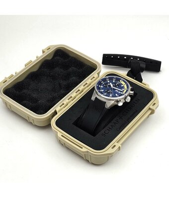 IWC Aquatimer  44 Tribute to Calypso | steel blue rubber day date | Cousteau