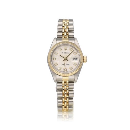 Lady-Datejust 26 NEW ROLEX SERVICE - 2004 + papers | steel - gold computer Jubilee diamond