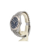 Rolex Datejust 41 NEW ROLEX SERVICE -  2022 + papers | steel - white gold blue Jubilee