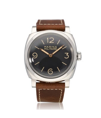 Panerai Radiomir  47 - 2017 box + papers | steel black Militare special edition