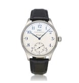 IWC Portugieser FA Jones 44 NEW IWC STRAP | blue steel white limited edition + box
