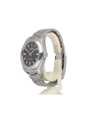 Rolex Milgauss 40 2013 box + papers | steel black orange Oyster