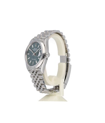Rolex Datejust 36 -  2023 box + papers | steel green steel domed mint Jubilee