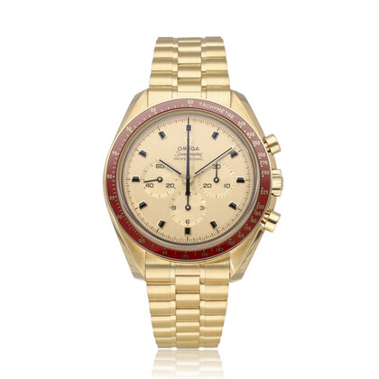 Speedmaster Apollo II 50th Anniversary Limited Edition 42 - 2020 B+P | yellow gold champag