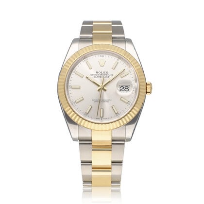 Datejust 41 NEW ROLEX SERVICE - 2025 B+P | steel gold silver Oyster