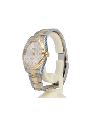 Rolex Datejust 41 NEW ROLEX SERVICE - 2025 B+P | steel gold silver Oyster