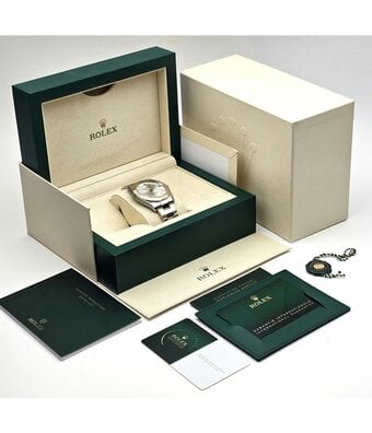 Rolex Datejust 41 NEW ROLEX SERVICE - 2025 B+P | steel gold silver Oyster