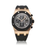 Audemars Piguet Royal Oak Offshore   NEW AP SERVICE OF € 6.679,- - 2007 B+P | rose gold rubber
