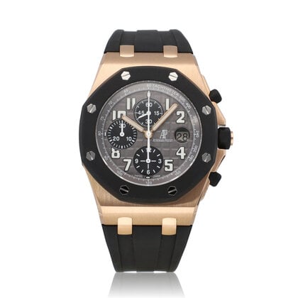 Royal Oak Offshore   NEW AP SERVICE OF € 6.679,- - 2007 B+P | rose gold rubber