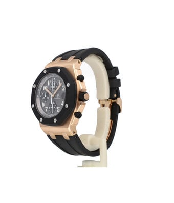 Audemars Piguet Royal Oak Offshore   NEW AP SERVICE OF € 6.679,- - 2007 B+P | rose gold rubber