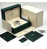 Rolex Datejust 41 NEW ROLEX SERVICE - 2021 B+P | Wimbledon steel - gold slate roman Oyster