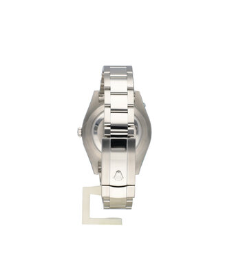 Rolex Datejust II 41 - 2014 + papers | steel - white gold fluted black roman Oyster