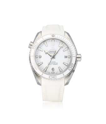 Omega Seamaster Planet Ocean 600M 44 - 2013 B+P | steel white bezel - white rubber