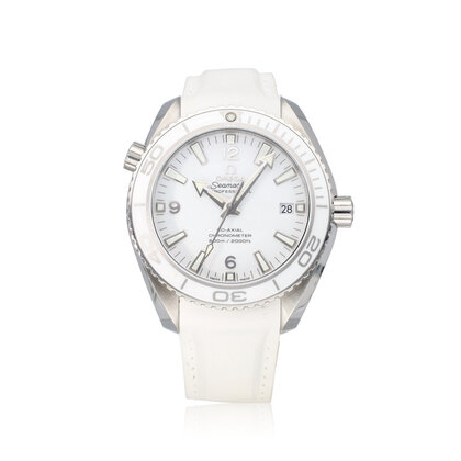 Seamaster Planet Ocean 600M 44 - 2013 B+P | steel white bezel - white rubber