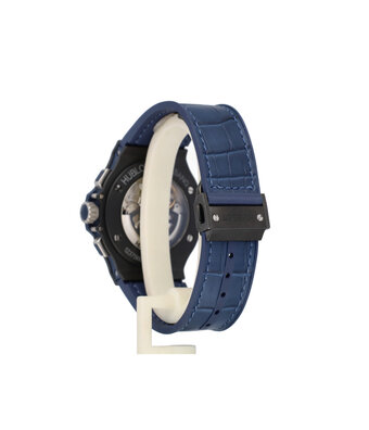 Hublot Big Bang Chronograph Ceramic Blue 44 - 2019 B+P | ceramic blue rubber strap