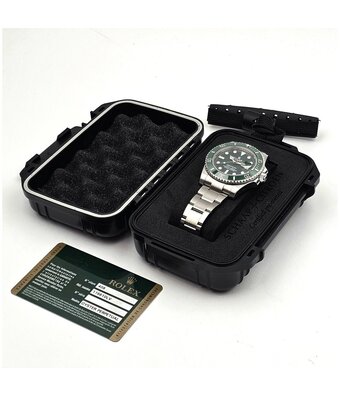 Rolex Submariner Date 40 2013 + papers | steel green - Hulk ceramic