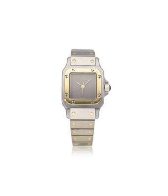 Cartier Santos de Cartier  24 GHOST | automatic grey steel - yellow gold swiss only