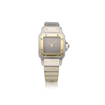 Santos de Cartier  24 GHOST | automatic grey steel - yellow gold swiss only