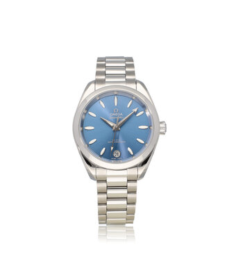Omega Seamaster Aqua Terra 150M 34 NEW - UNWORN - 2025 B+P | steel blue