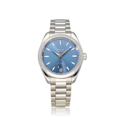 Seamaster Aqua Terra 150M 34 NEW - UNWORN - 2025 B+P | steel blue