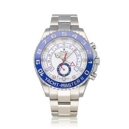 Yacht-master II 2022 box + papers | steel ceramic white blue Oyster