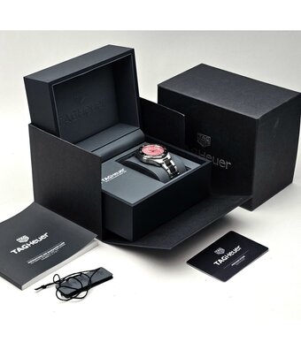 TAG Heuer Aquaracer Professional 300 36 OPEN DATE  - box + papers | steel pink diamond