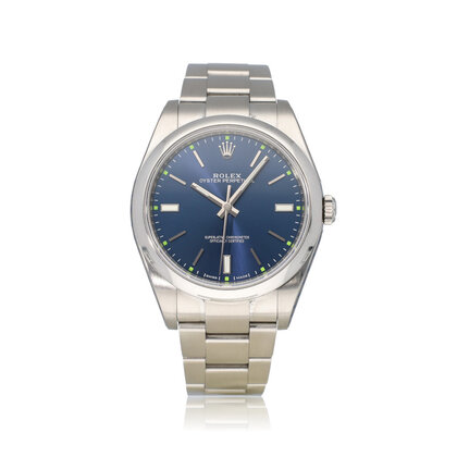 Oyster Perpetual 39 NEW ROLEX SERVICE | steel blue / green Oyster