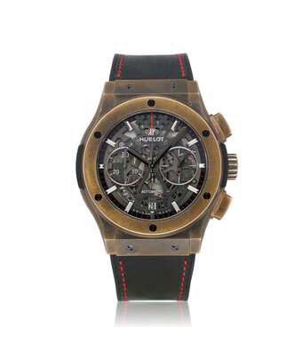 Hublot Classic Fusion Chronograph Amsterdam Boutique Bronze 45 - 2019 B+P  aerofusion limited