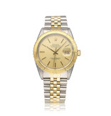 Rolex Datejust Turn-o-graph NEW ROLEX SERVICE - 1983 + papers | champagne Jubilee steel - yellow
