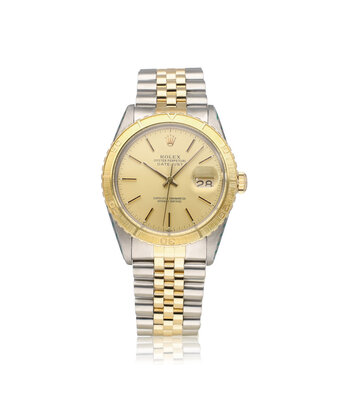 Rolex Datejust Turn-o-graph NEW ROLEX SERVICE - 1983 + papers | champagne Jubilee steel - yellow
