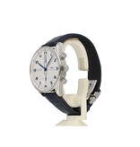 IWC Portugieser Chronograph 41 - 2023 B+P | steel white alligator leather strap